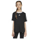 Adidas Παιδική κοντομάνικη μπλούζα Essentials 3-Stripes Boyfriend Tee